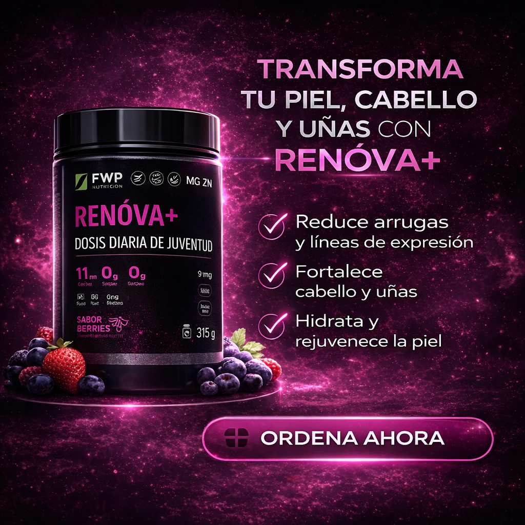 COLÁGENO RENOVA + CON BIOPÉPTIDOS ACTIVOS ✨💖