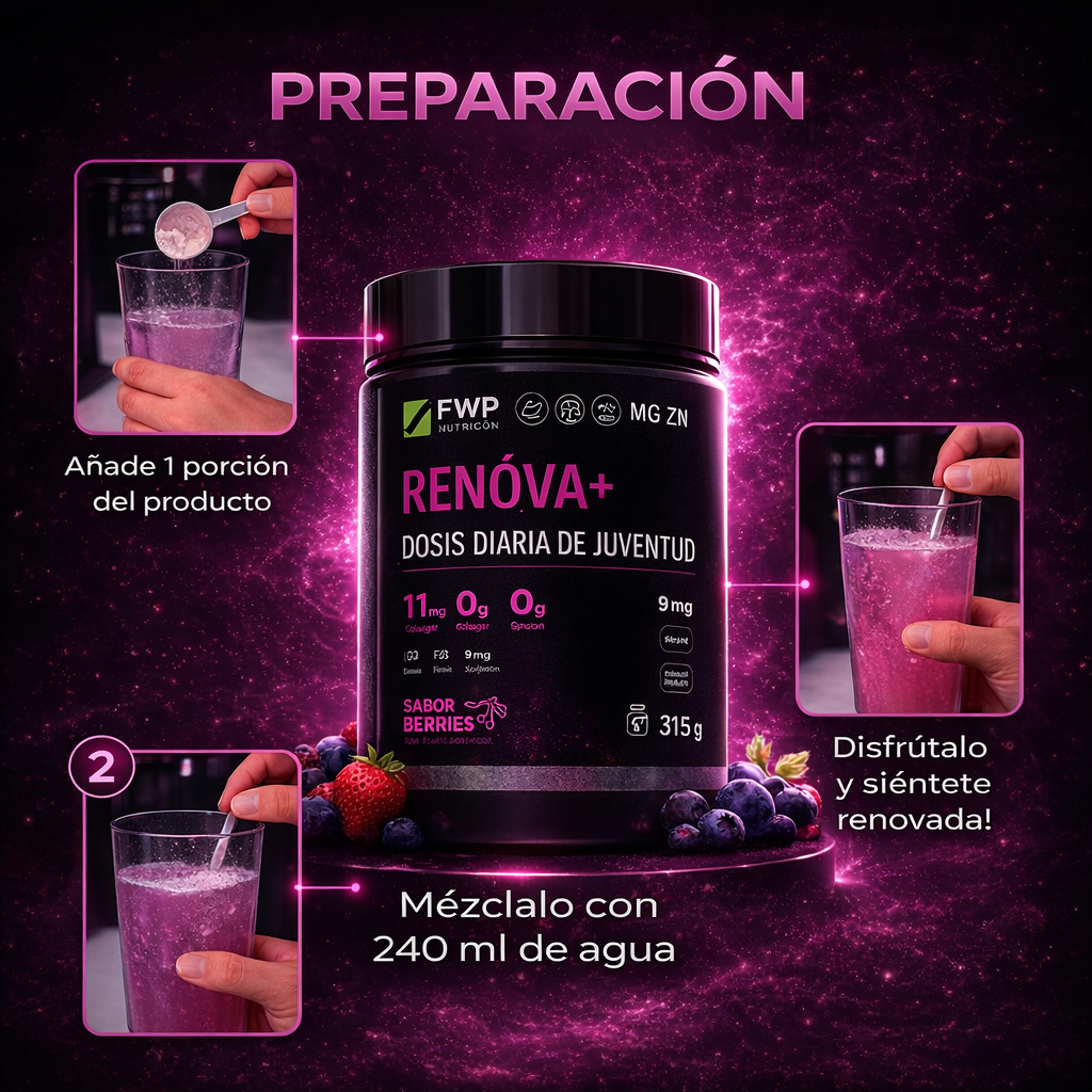 COLÁGENO RENOVA + CON BIOPÉPTIDOS ACTIVOS ✨💖