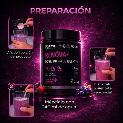 COLÁGENO RENOVA + CON BIOPÉPTIDOS ACTIVOS ✨💖